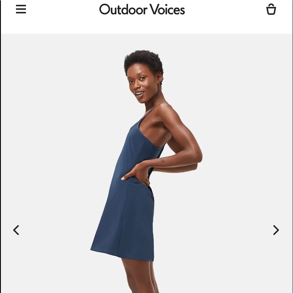 NWT Navy Outdoor Voices Exercise Dress - M